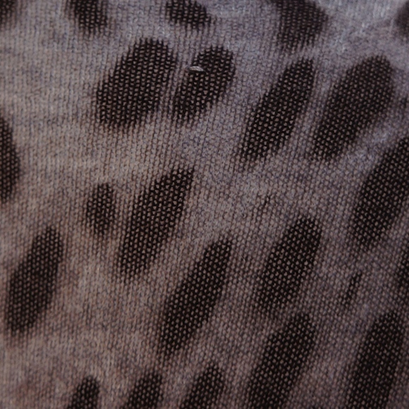 REBECCA TAYLOR ANIMAL PRINT CASHMERE BLEND - Picture 6 of 7